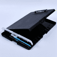 thumbnail image 2 of Clip Board Organizer Clipboards with Storage Nursing Clipboard Foldable File Folder Plastic Clipboard (Black), 2 of 8