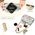 thumbnail image 2 of FORMRS Womens Shoulder Bag with Chain Strap Clutch Purse Cute Tote Handbag, Colorful Geometric, 2 of 7
