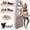 Brown, variant on Inflatable Pregnancy Pillow with Belly & Head Hole, Prone Pregnancy Pillow for Stomach Sleepers, Belly Pillow Pregnancy Mattress for Pregnant Women, Maternity airbed Pool Float for Tummy Massage
