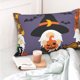 thumbnail image 4 of Fotbe Halloween Gnomes Funda de Almohada Decorativa Estilo Occidental, Lujo en Algodón, Fundas para Almohadas King, Cojín Estampado para Decoración del Hogar-14"x20", 4 of 6