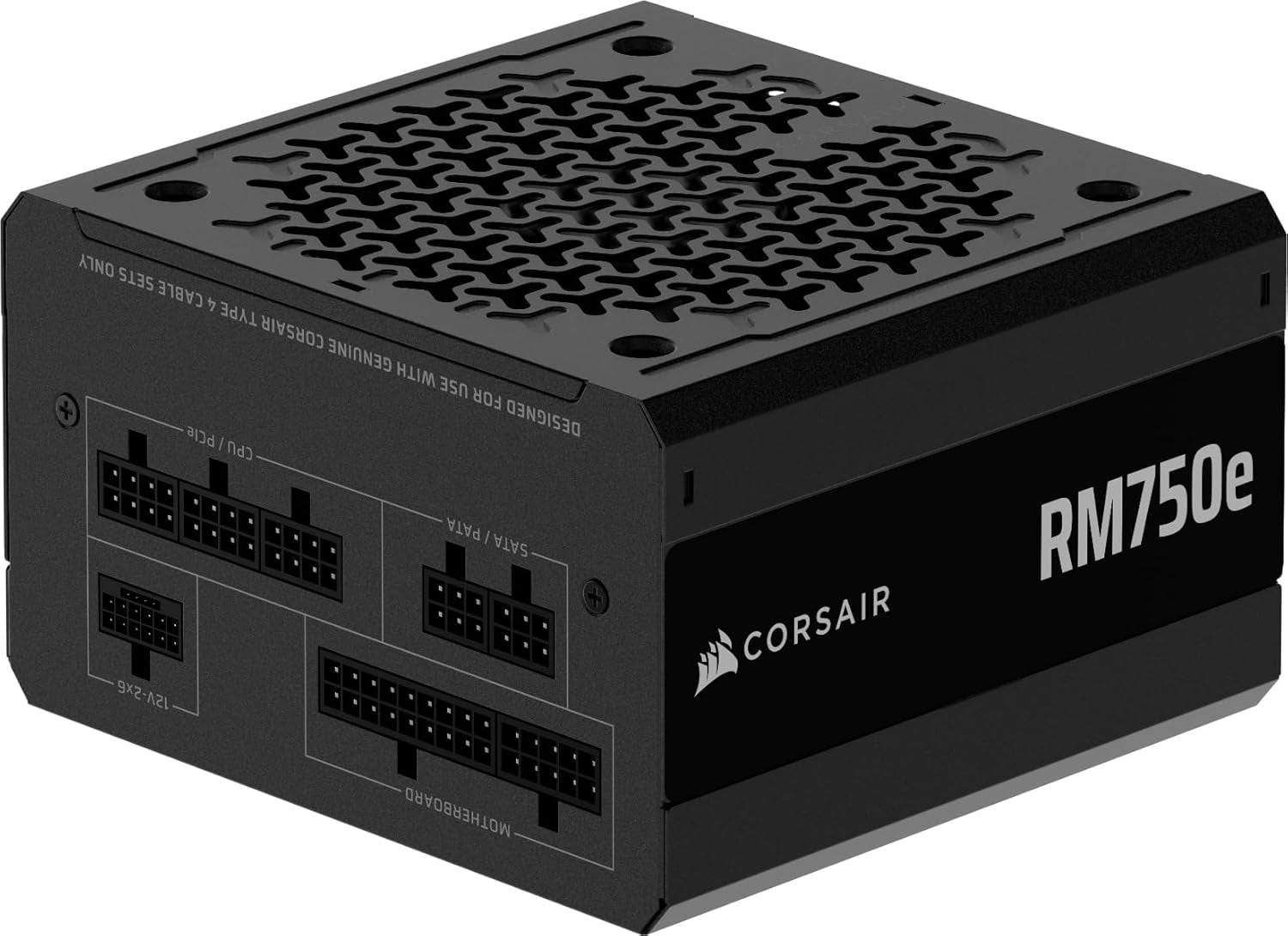CORSAIR RM750e 2025 Fully Modular Low-Noise ATX Power Supply with 12V-2x6 Cable