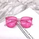 thumbnail image 1 of Coreano Marco Redondo Personalidad Estrella Gafas De Sol De Moda Red Cara Mujeres Todo-Partido UV400pangjing, 1 of 4