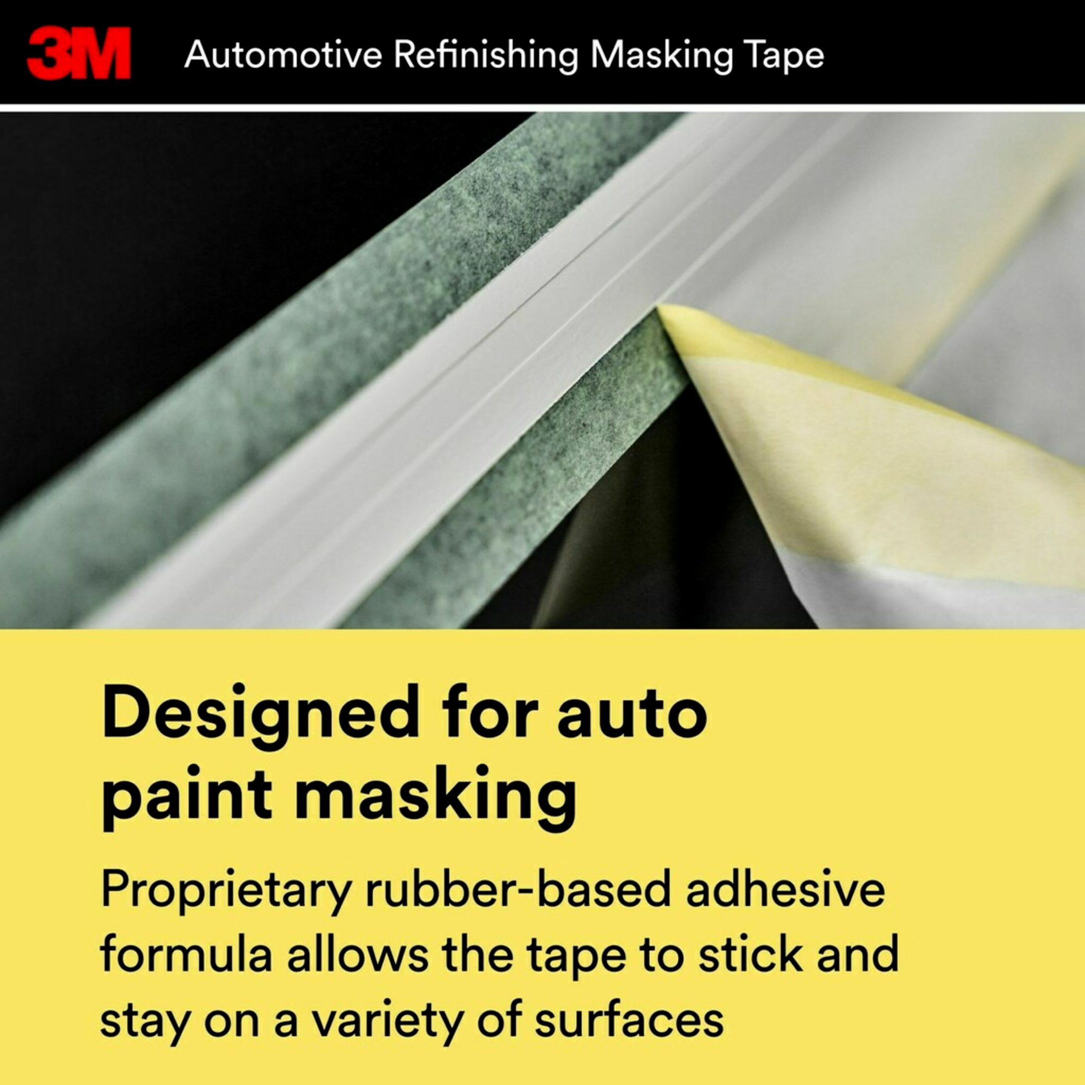 3M Automotive Refinish Masking Tape, 03425, 36mm x 32m
