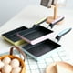 thumbnail image 1 of Sartén antiadherente japonesa Yuzi para quemar, sartén cuadrada para huevos, sartén de aluminio de fondo plano, sartén gruesa para quemar huevos, 1 of 5