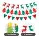 thumbnail image 2 of GOOHOCHY - Set de 7 banderines navideños - Decoración navideña, 2 of 8