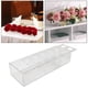 thumbnail image 3 of Jarrón de flores rectangular, contenedor de flores, jarrón decorativo moderno largo para 30cmx10cmx6.5cm, 3 of 9