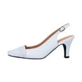thumbnail image 6 of PEERAGE Candy Women's Wide Width Leather Slingback Dress Pumps, 6 of 10