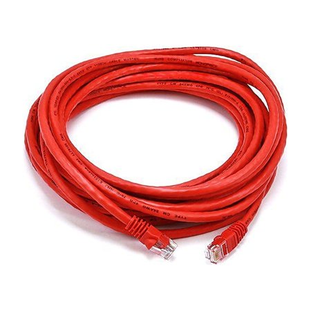 UPC: 0844660023180 | Monoprice 25  24AWG Cat6 UTP Ethernet Network Cable Red 102318