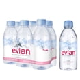 thumbnail image 2 of Evian Natural Spring Water, 330 mL Bottles, 6 Count – Pure Natural Spring Water, 2 of 5