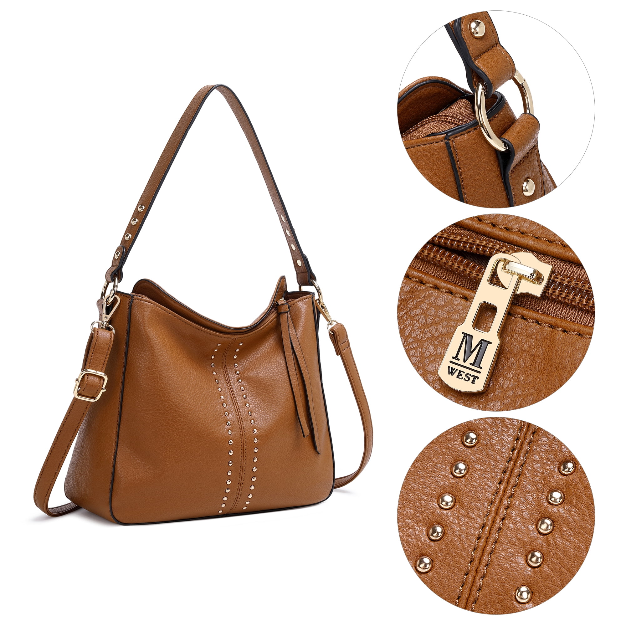 Montana West Hobo Bag for Women Crossbody Purse and Handbags Ladies Chic Shoulder Bags, Brown