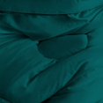 thumbnail image 4 of 600TC- 1 Piece Luxury Round Circle Design Comforter, 300 GSM All Season, 100% Egyptian Cotton - OverSized King Plus Size ( 120" x 128" ) Inches, 1Pc Comforter Only, (Solid Teal), 4 of 7