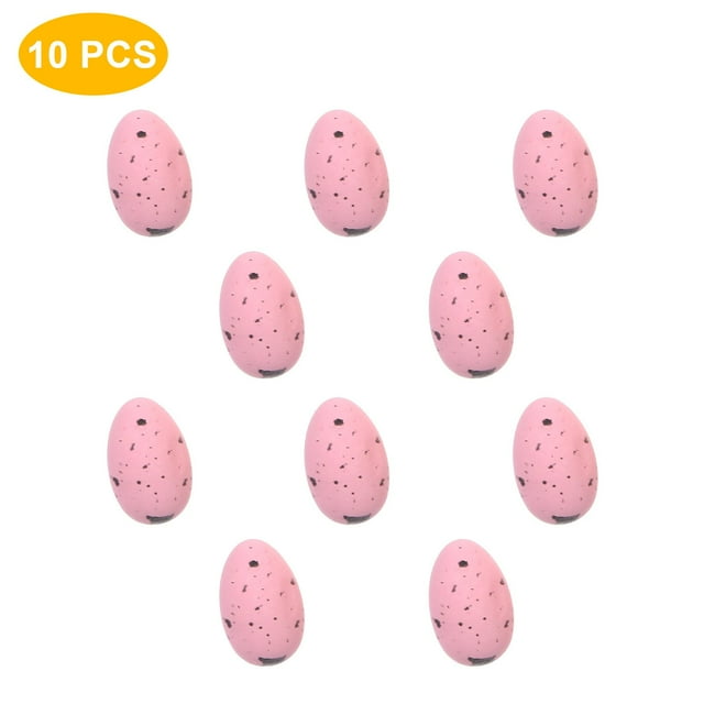 EGNMCR Room Decor Home Decor 10Pcs Simulation Colorful Plastic Easter-Eggs Bright PlasticEggs Decorations DIY Dish Towel