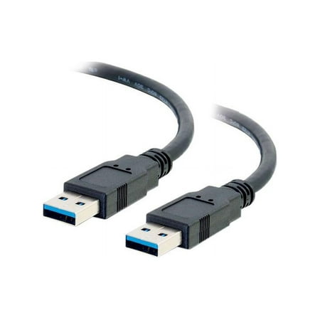UPC: 0757120541707 | C2G 54170 USB Cable – USB 3.0 A to A Cable M/M  Black (3.3 Feet  1 Meter)