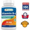 thumbnail image 7 of 2 Pack Best Naturals Vitamin B-6 50 mg 250 Tablets, 7 of 7