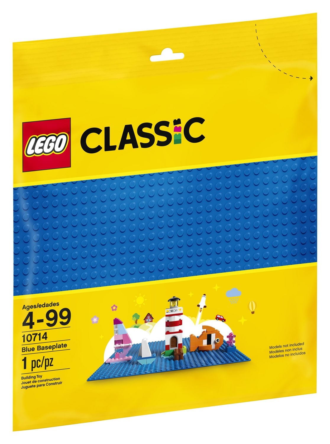 LEGO Classic Blue Baseplate 10714 Building Kit (1 Piece)