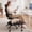 Black, variant on Pinmoco Cross Legged Office Chair with Arms & Headrest, Ergonomic Criss Cross Chair, Height Adjustable Swivel Desk Chair for Home Office, Olive Green