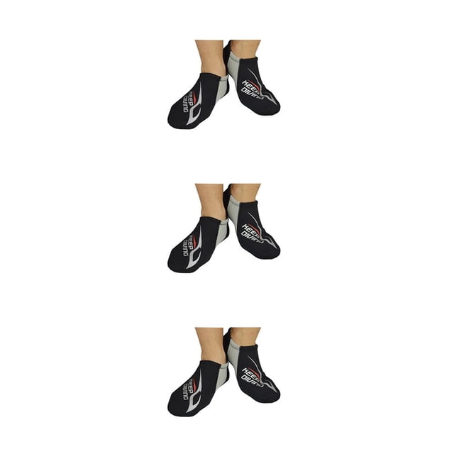 Greeniant Keep Diving DS-112 Neopreno Nylon Calcetines de buceo Natación Snorkeling Suministros Buceo Playa Paseo Zapatos Engrosado gris plateado 【M】 gris plateado METRO 3piezas Greeniant CBP192446