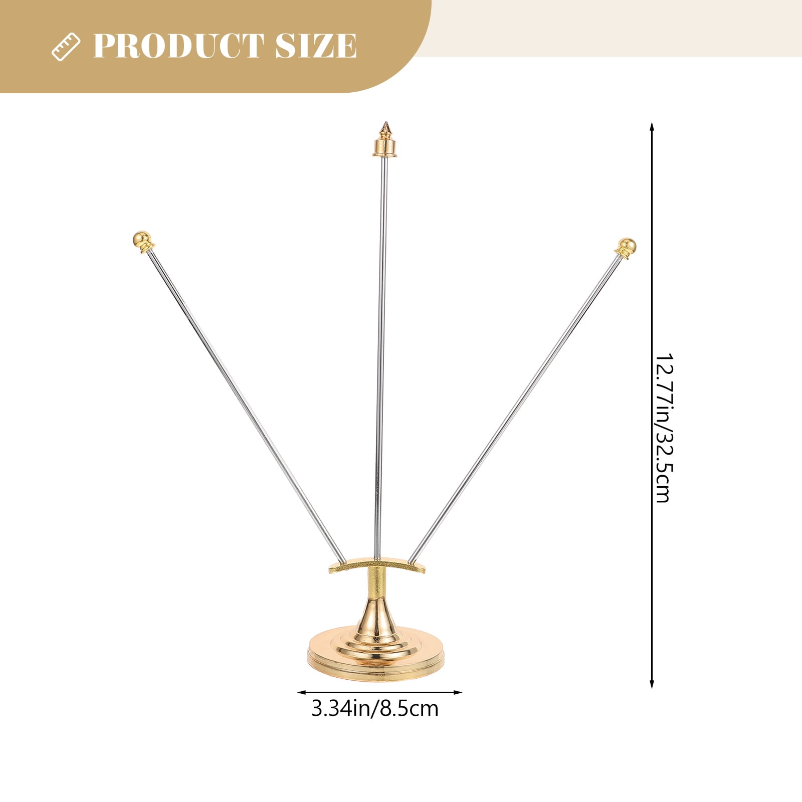 WHAMVOX 1Pack Protocol Flag Stand Holder for Festivals 32.50X32.00X8.50cm