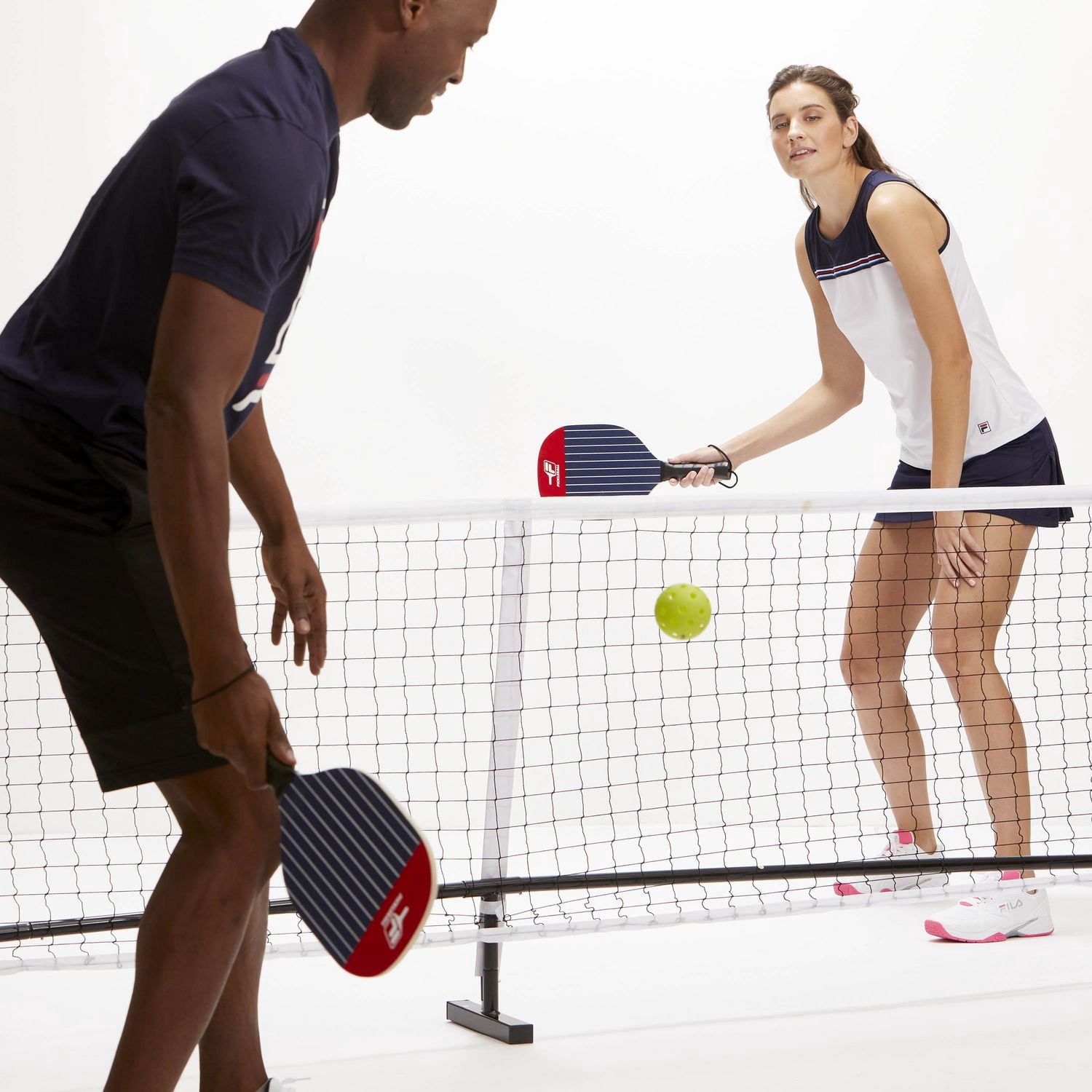 FILA Pickleball Net and Accessories, Regulation 22 Feet 