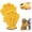 E, variant on Corals Fleece Pet Grooming Gloves, 2026 New Multi-Functional Bath Towel Mittens for Quick Drying Dog Cats Bath, Soft Cat Bathing Mitts for Home Use, Gentle Absorbent Towel Gloves for Pet