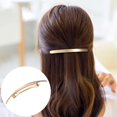thumbnail image 4 of Hinzic-pasador de pelo dorado de 4 pulgadas, Clip grande para el pelo, Metal, boda francesa, graduación, accesorios elegantes para el cabello para mujer, pelo largo y grueso, 4 of 5