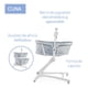 thumbnail image 3 of Cuna 4 en 1 Chicco Baby Hug 0 a 15 kg Gris, 3 of 7