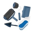 thumbnail image 6 of Topchances Paint Roller Kit 8 Pcs Set Runner Pro Brush Handle Tool Flocked Edger Corner Cutter Home Office Wall Printing, 6 of 10