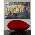 thumbnail image 2 of Wallhogs Seurat Sunday Afternoon on The Island of La Grande Jatte (1884) Poster Wall Mural, 2 of 2