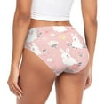 thumbnail image 6 of Women's Underwear Easter Bunnies and Flowers Hipster Panties Underwear for women, Large, 6 of 9
