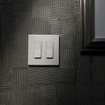 thumbnail image 2 of Lutron Sc-2 Claro 2 Gang Wall Plate For Decorator-Style Dimmers, Switches, And Outlets -, 2 of 6