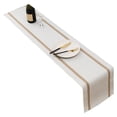 thumbnail image 1 of Table Runner Waterproof Anti-scratch Anti-dirty Anti-oil Cuttable Table Decoration PVC Dinning Room Table Runner Home Decoration, 1 of 4