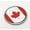 Metal Bezel, variant on BestLicensePlateFrames Canada Flag 3D Domed Car Emblem, Round Self-Adhesive Vehicle Accent