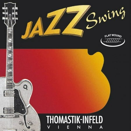 Child Student Steel String (Thomastik-Infeld JS28 Jazz Guitar Strings: Jazz Series Strings Steel Core; Pure Nickel Flat Wound - Single D String, Used by Students and Professionals around the.., By ThomastikInfeld From)