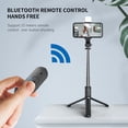 thumbnail image 3 of kurtrusly Bluetooth-Compatible Selfie Stick with Tripod Mobile Phone Wireless Camera Remote Control Travel Accessories, Black, 3 of 8