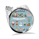 thumbnail image 1 of Anillo de compromiso de boda ajustable Festival de Navidad muñeco de nieve Santa Claus, 1 of 3