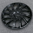 thumbnail image 2 of LOVEVER14” Wheel Covers & Hub Caps Polypropylene Black  4 Pack, 2 of 4