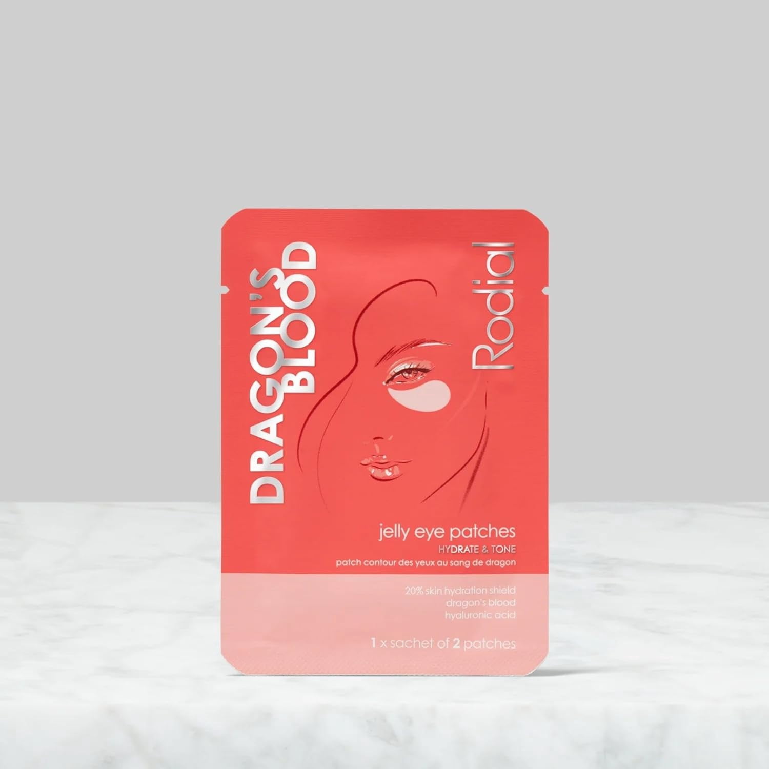Rodial Dragon's Blood Jelly Eye Patches - Single Sachet 1pk