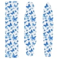thumbnail image 4 of 33"x9" Skateboard Grip Tape Protector Sheets Nonslip Protection Griptape Sheet for Outdoor Sports Blue Butterfly Pattern, 4 of 7