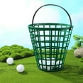 thumbnail image 3 of Cesta para pelotas de golf con asa, contenedor para pelotas de golf, incluye accesorios para estadio (verde, 100 unidades), 3 of 8
