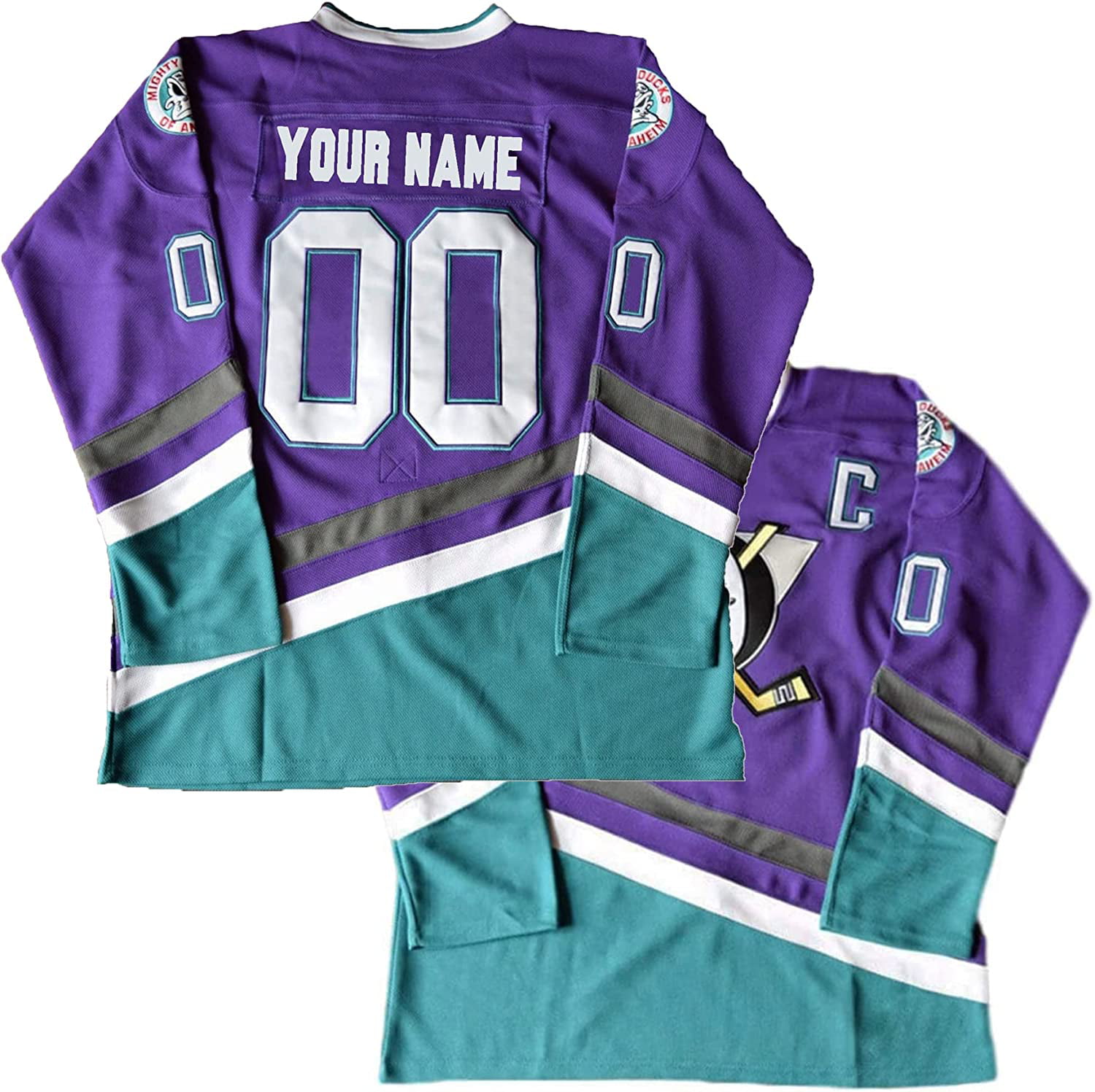 Custom Men's Youth Movie Ice Hockey Jersey Stitched 90s Sport Long