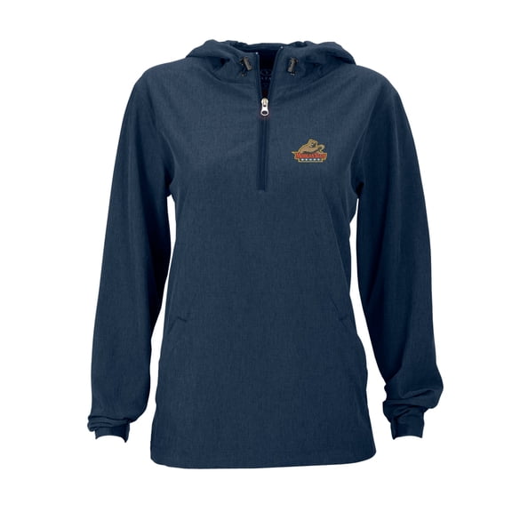 Women's Navy Morgan State Bears Pullover Stretch Anorak Jacket
