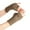 Khaki, variant on Generic Women Hand Warmer Winter Gloves Crochet Knitting Faux Wool Mitten Warm Fingerless Glove Twist Pattern Women Gloves