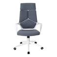 thumbnail image 3 of Techni Mobili Chaise de Bureau de Bureau de Bureau Réglable à Dossier Haut Moderne Gris, 3 of 5