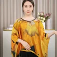 thumbnail image 3 of Oversized Square Scarf Shawl Silk Simulation Thin Summer Sun Protection Women Outerwear, 3 of 6