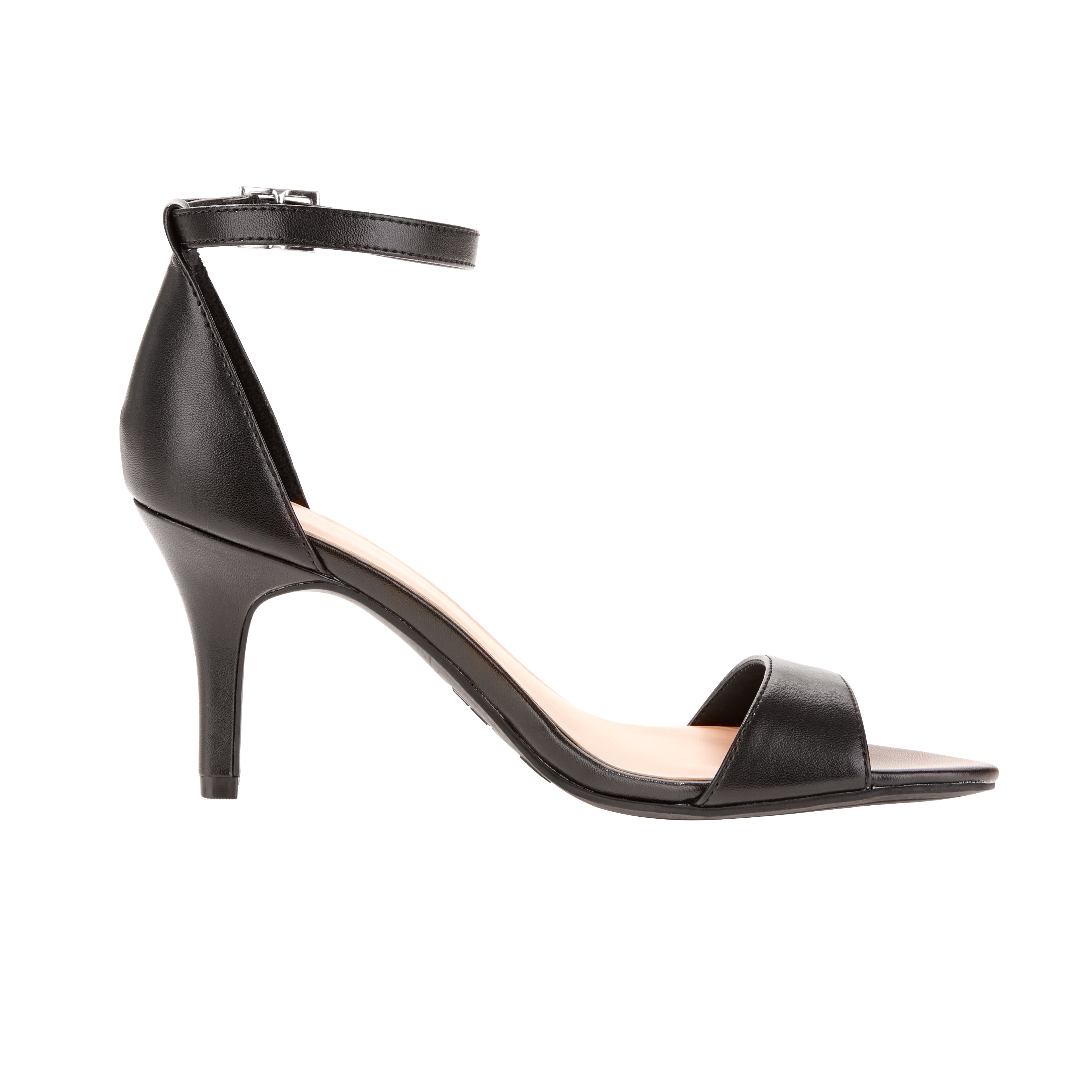wide width single strap heels
