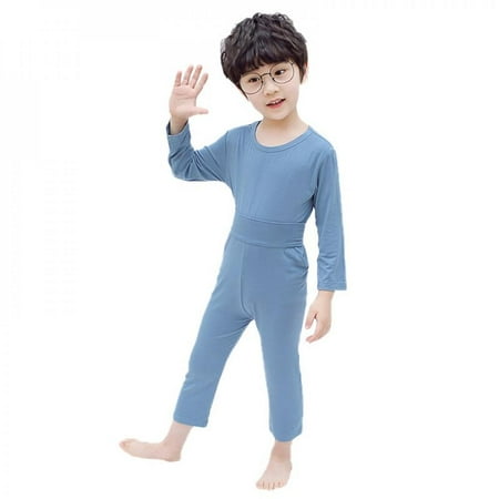 

Elaydool ZR-Boys And Girls Long Sleeves + Trousers Two-piece Children Cute Pajamas