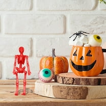 YIMWNYI Elastic and Stretchable Soft Rubber Skeleton Figurine, Halloween Decoration Toy, Interactive Party Favor, Unique Festive Atmosphere, Durable and Safe Material