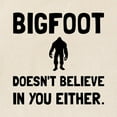 thumbnail image 2 of CafePress - Bigfoot Doesnt Believe Tote Bag - Unisex Canvas Tote Bag, Beige, 1-Piece, 2 of 7