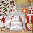 thumbnail image 5 of Fuzoiu Cute Goose Print Christmas Gift Bag,Burlap Gift Bag with Drawstring Closure & Hang Tag,Perfect for Holidays, Birthdays, and Special Occasions-Small, 5 of 7
