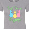 thumbnail image 4 of Inktastic Funny Easter Just Chillin' with My Peeps Women's T-Shirt, 4 of 5